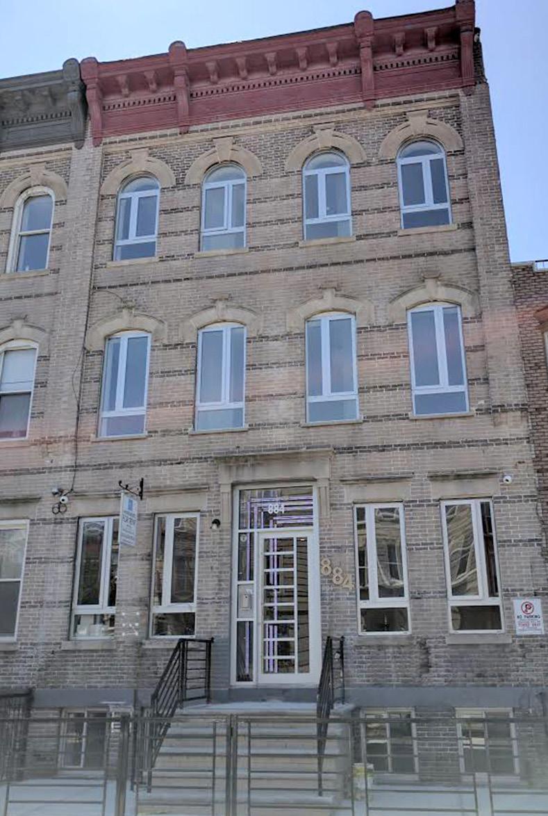 Property Overview Property Description GFI Realty Services, LLC is pleased to offer the exclusive opportunity to purchase 884 Jefferson Avenue, a fully gut renovated (3)-story walk-up apartment