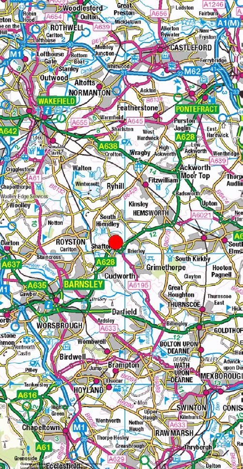location SITUation The property is located in Shafton, a village which lies just outside of the centre of Barnsley in South Yorkshire.