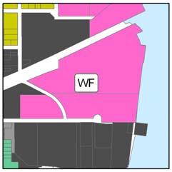 age 1 of 2 (H) - WF: Waterfront District The Waterfront (WF) District is established and intended to accommodate principally working waterfront development providing access to or support of Biloxi's