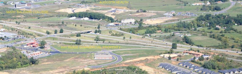 Investment Overview Ivy Ridge Commercial and Industrial; park is located immediately south of heavily traveled interstate 64 with excellent road frontage on tinkling Springs (Route 608) and Ladd Road.