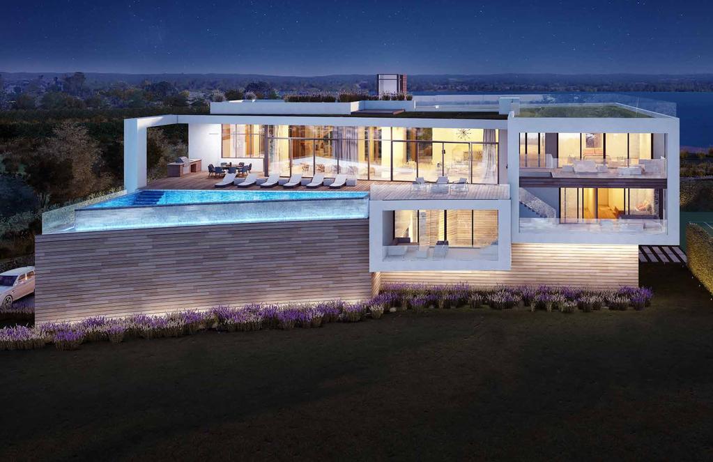 MODERN WATERFRONT LIVING This ultra-modern estate truly represents a one-of-a-kind opportunity to experience the apex of indoor/outdoor living in one of the most exclusive waterfront locations in the