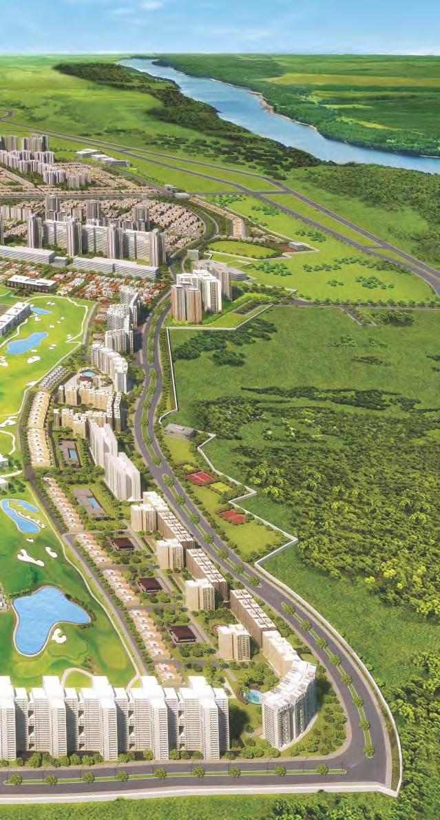 Jaypee Greens Wish Town, Noida is a meticulously planned integrated city sprawling over 463.60 Ha.