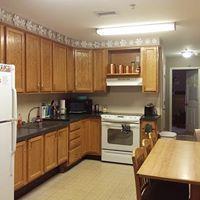 single room with 2 baths. Kitchen and living room on first floor.