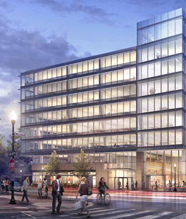 WILSON BLVD LOOKING NORTHWEST A NEW ICONIC PRESENCE IN ARLINGTON A striking addition to Arlington s lively Court House neighborhood, 2311 Wilson Boulevard is an eight-story, 175,000-square-foot