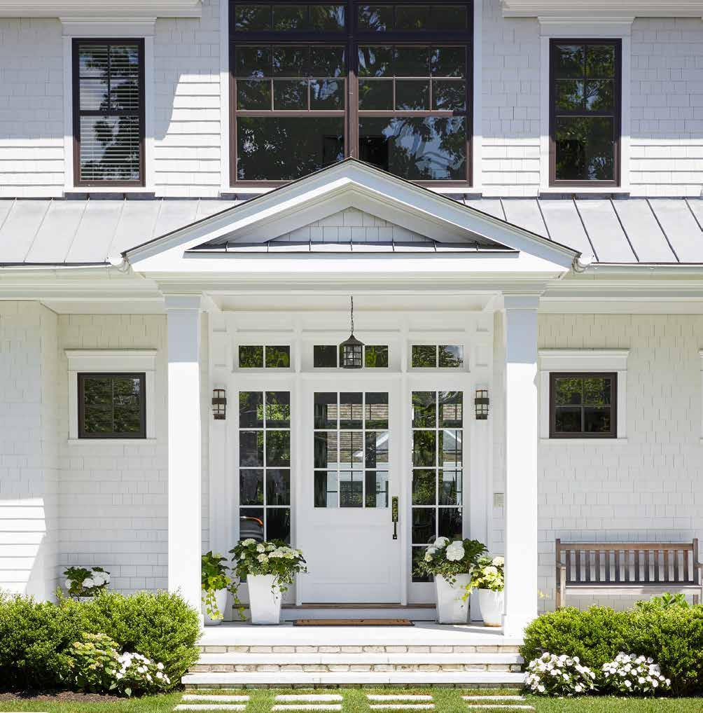 107 WICKAPOGUE ROAD SOUTHAMPTON, NEW YORK A new construction beauty graces the prized and prestigious estate section of Southampton Village, built in 2016, with intense attention to detail and keen