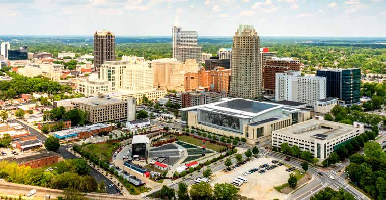 RALEIGH AREA HIGHLIGHTS AN ENVIABLE QUALITY OF LIFE Established, high-amenity crossroads located at the center of one of the nation s most high-growth metros with an enviable quality of life.