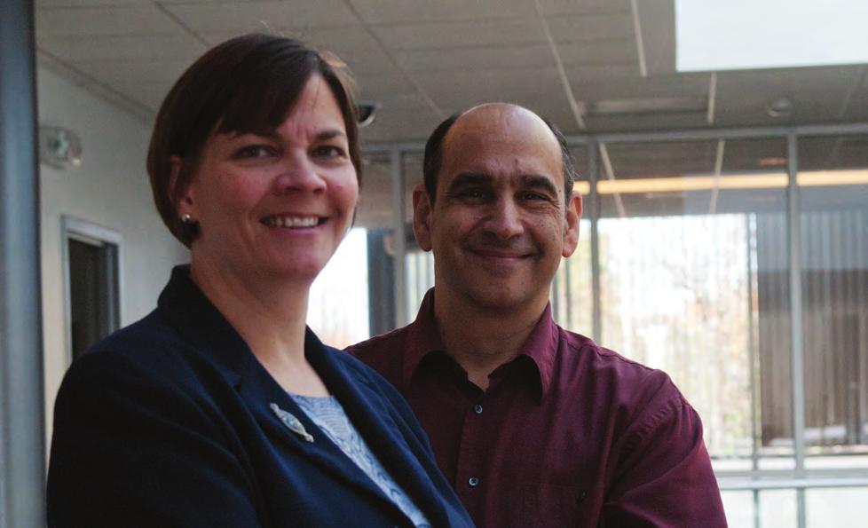 RAISING the PROFILE Professors Joseph Giordano and Jennifer Trost Economic Crime, Justice Studies, and Cybersecurity Building G reat teaching doesn't require great facilities.