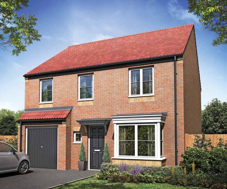 woodside CHASE The Durham 4 bedroom detached home The fitted kitchen with breakfast area features French doors leading to the rear garden ideal for al fresco dining on warm summer evenings.