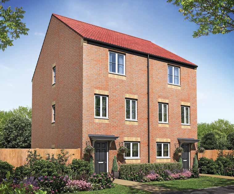 woodside CHASE The Brentwood 4 bedroom townhouse The stylish fitted kitchen with breakfast area is located at the front of the house and is ideally proportioned for those who love to cook and eat in