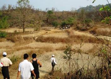 The survey was conducted with the land owners, village