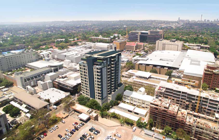 A NEW CENTRE OF EXCELLENCE IN THE NORTH HOLIDAY INN THE ZONE GAUTRAIN STANDARD BANK MALL The Median is ideally and beautifully located on the corner of Tyrwhitt and Cradock Avenues,