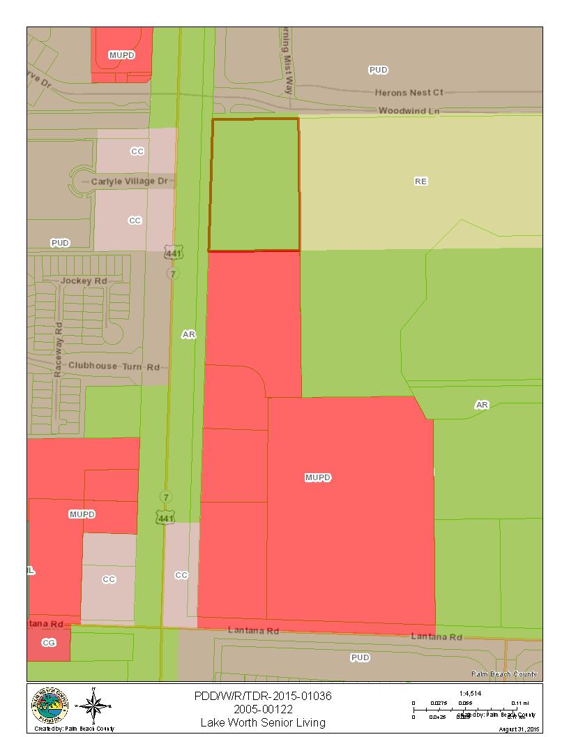 Figure 2 Zoning Map BCC