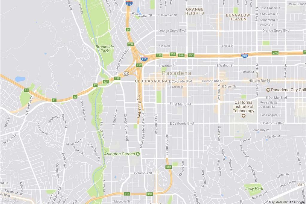 LOCATION INFORMATION Location Highlights Medical Zoning Approved LIMITED INVENTORY Highly Desirable Pasadena Business District South of 210 FWY with Direct Access to I-210 Freeway