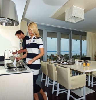FALKENSTEINER RESIDENCES SENIA ATMOSPHERE, LUXURY AND CONVENIENCE Apartment 100 Apartment 135 The 187 apartments at the