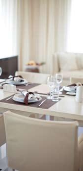 The exquisite interior design with premium designer furnishings features modern elements of Italian style.