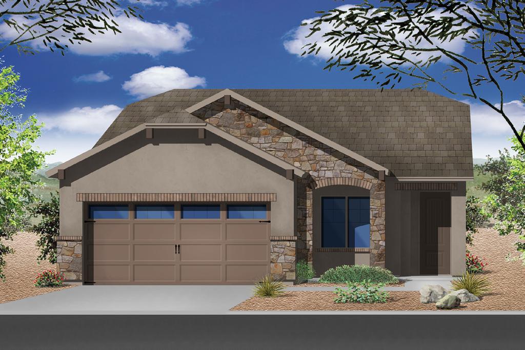 THE AVONALE: Plan 1258 Elevation A 3 Beds 2 Baths 2-Car Garage 1,258 Sq. Ft. Elevation B Elevation C The Avondale combines convenience with easy open living.
