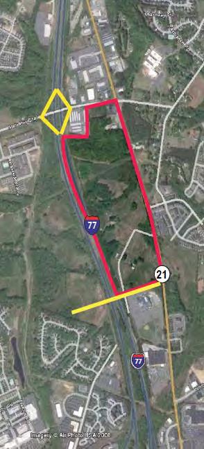 Property Description (cont.) Conditional Approval based upon: 1. The widening of Interstate I-77 along the subject s site 2. Construction of a new interchange of Interstate 77 at Westmoreland Road 3.