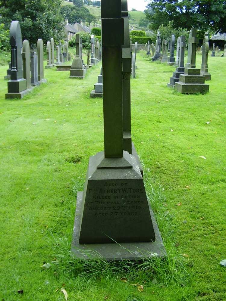 Tomb-stone in the burial ground of St Thomas s