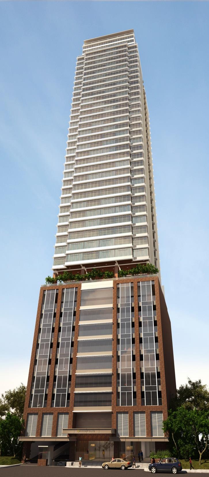 Building features 27 Annapolis is a 45-storey residential building with a total of 190 units.