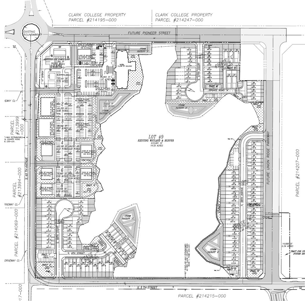 FOR SALE, GROUND LEASE, OR UILT-TO-SUIT Development Site Plan NORTH C A 1
