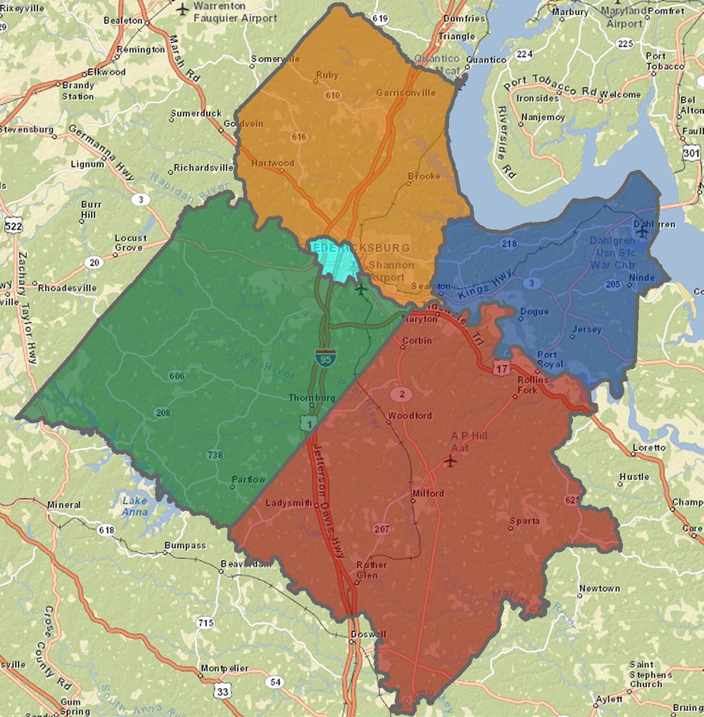 Demographics: Fredericksburg Region DEMOGRAPHICS (2014): THE REGION Population: 344,631 Households: 177,969 Median HH Income: $81,394