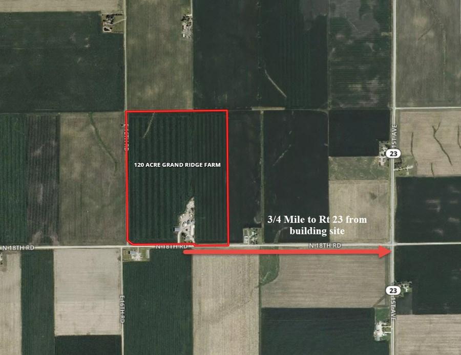 AERIAL MAP OF 120 ACRES GRAND