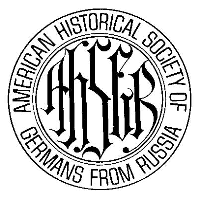 INTERNATIONAL Members of the American Historical Society of Germans from Russia receive this genealogical publication, Clues, as well as the quarterly Journal and the quarterly Newsletter depending
