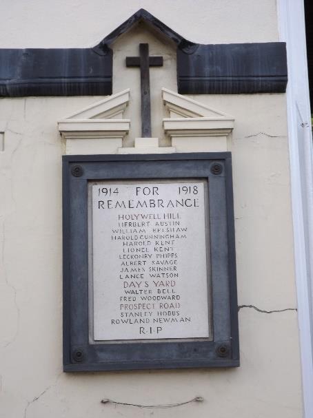 The Trevelyan Prize 2014: Abbey Parish War Memorials and the St Albans City War Memorial, St Peter's Street.