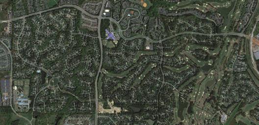 car aerial map Evans