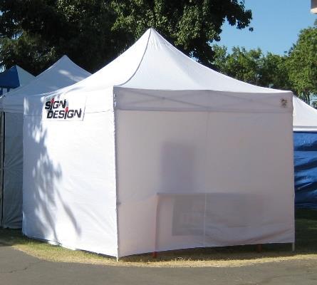 Outdoor vendors must use a Canopy that