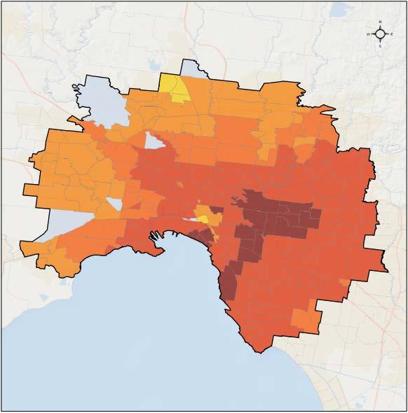 MELBOURNE MEDIAN HOUSE PRICES 2017/2018* 20KM FROM CBD Westmeadows 1 3 2 Tullamarine Gladstone Park 4 Pascoe Vale 5 St Kilda East LEGEND MELBOURNE AFFORDABLE & LIVEABLE HOTSPOTS RENTAL YIELD Data not