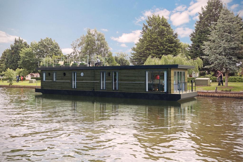 2 Bed Ensuite 59 x 15 2 *Computer generated image of the houseboat is