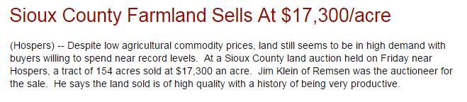 Farmer s Interest Still Strong - Sioux County