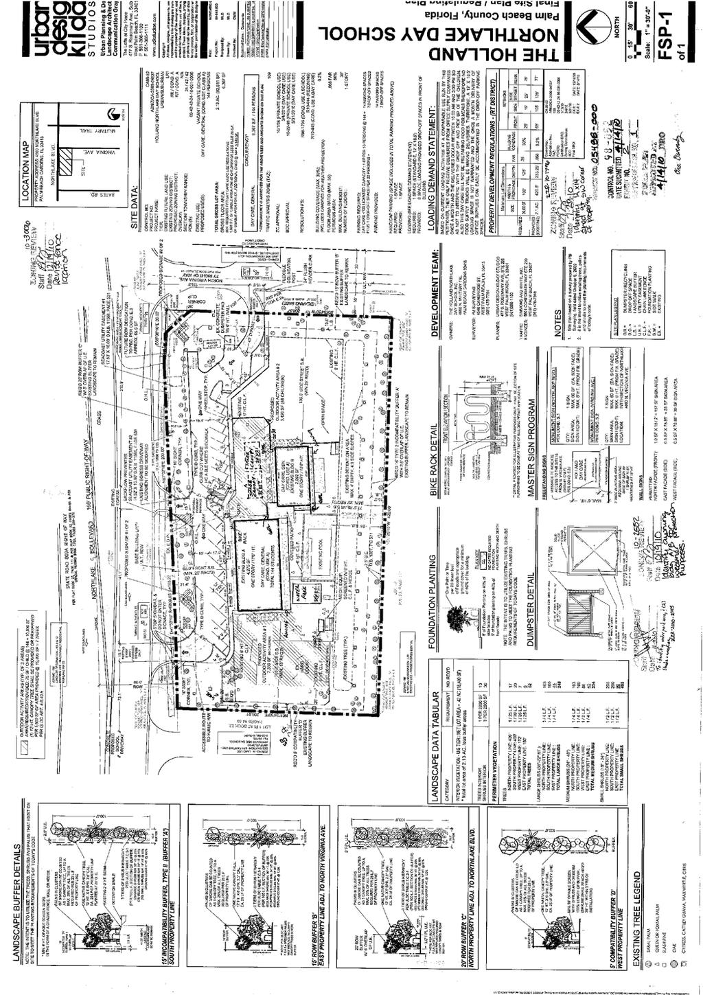 Figure 8 Approved Site Plan dated