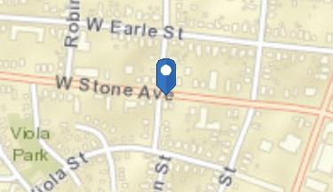 Map 125 W Stone Ave, Greenville, South