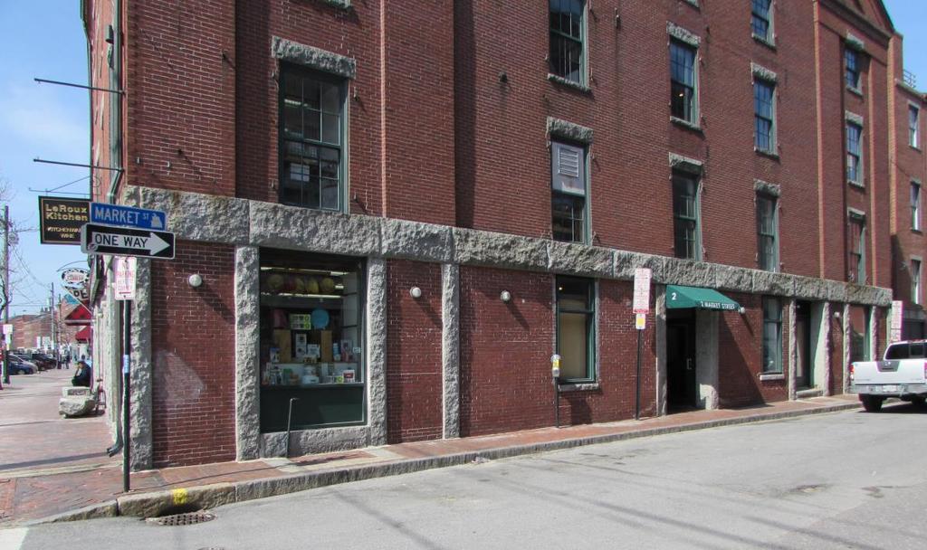 Entrance to Offices Building & Space Features Contact Us Elevator access via dedicated lobby entrance at 2 Market Street Quality finishes and trims throughout Central Old Port location Within walking