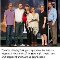 Estate Carlsbad, NM JIM JACKSON MEMORIAL AWARD FOR 1 ST IN SERVICE - TEAM JAN & DAN TEAM ERA OakCrest Realty, Inc.