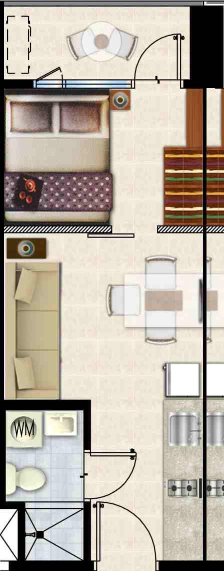 Unit Floor Plan One-Bedroom Unit w/ Balcony UNIT COMPONENTS
