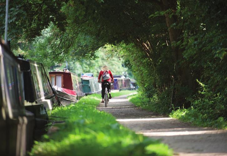 to make it, with easy access to the canalside towpath and to nearby