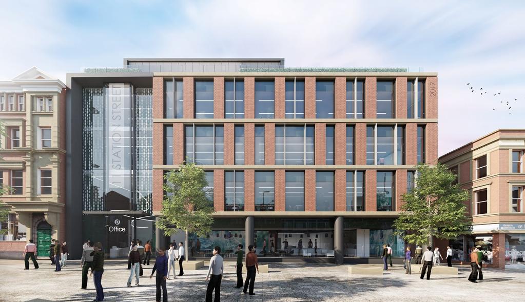 11 Station Street will provide striking brand new sustainable Grade A office accommodation featuring an impressive reception and meeting area, roof garden and large open