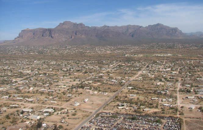 Box 14 Superstition Vistas Area Offers Large-scale Development Opportunties Near Phoenix Trust lands may offer some unparalleled opportunities for real estate development and planning due to the