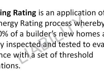 HERS Rating Types Sampling Rating Projected (Preliminary) Rating Confirmed Rating 7 A Sampling A Sampling Rating is an application of the Home Energy Rating