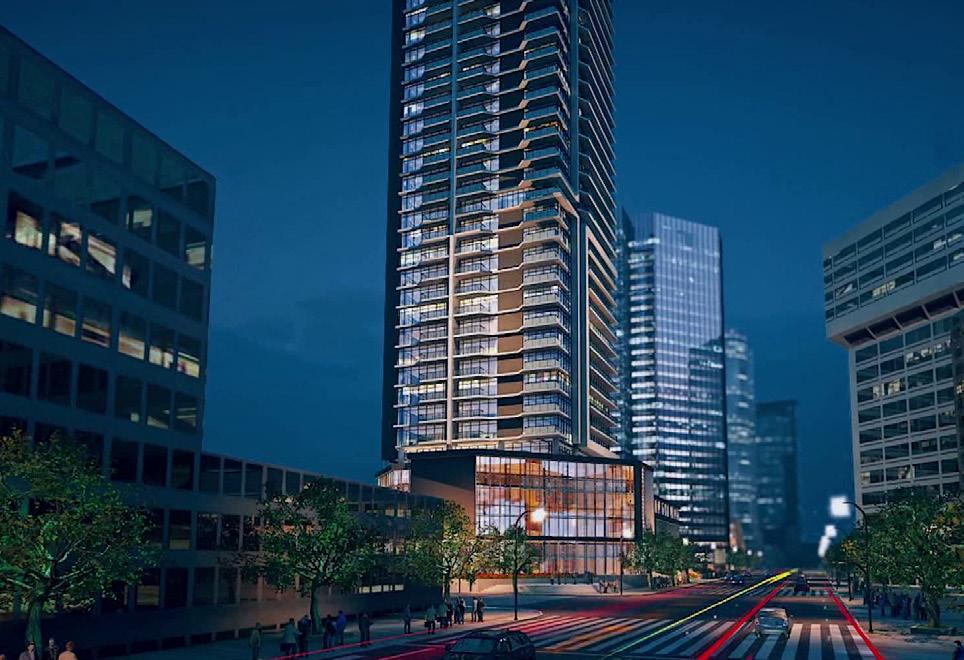 A P R I L 300 Main Street Rendering 300 Main Street iconic property at the corner of Portage and Main, including a $25 million exterior re-cladding of 360 Main Street and the construction of new
