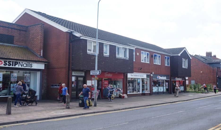 INVESTMENT SUMMARY Affluent Cheshire town Parade of 4 shops with first floor offices Shops let to major tenants for long terms Residential change of use potential on first floor 1,050,000-8.