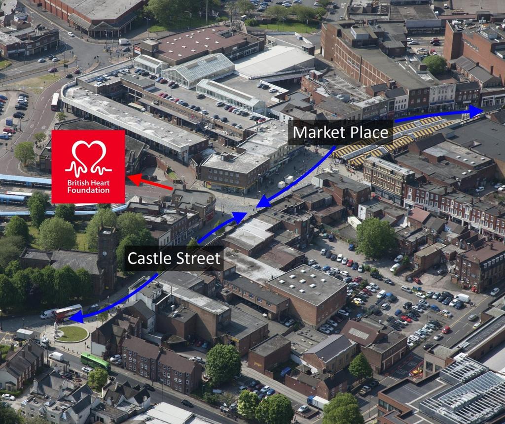 The subject property is situated within the heart of Dudley town centre and occupies a prominent corner position fronting Castle Street and Fisher