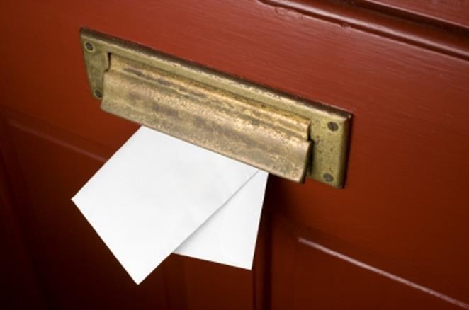 Placing the Documents Under the Door of the Rental Unit or Through the Mail Slot A common method of serving documents is sliding the notice or