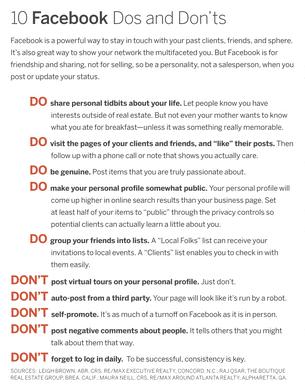 Facebook Tips: Don t mix & match Unless you re really careful, create separate pages
