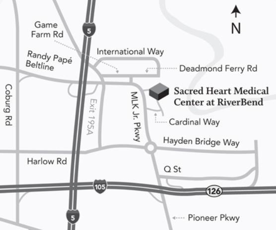Map of Sacred Heart Medical