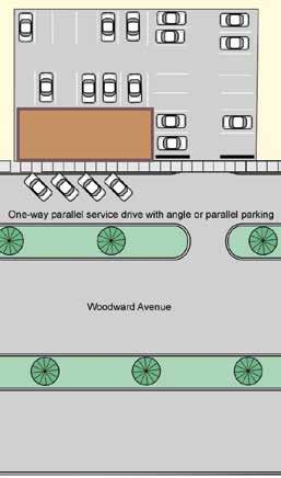 Where a parking lot is adjacent to a single-family residential district, a 6 foot tall brick screenwall meeting the requirements of Section 4.