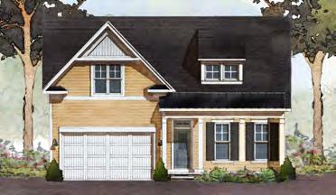 COTTAGE COLLECTION CREEKSIDE 2,223 SF - $355,900 SLAB ON GRADE Features a Main Level Owners Bedroom.